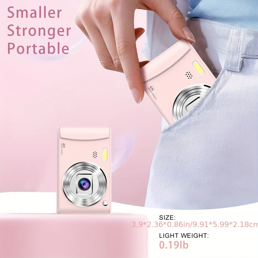 [1080P HD Digital Camera] 1080P HD Digital Camera for Vlogging | 2.4 Inch LCD Rechargeable Camera Photography Suitable for Beginners |