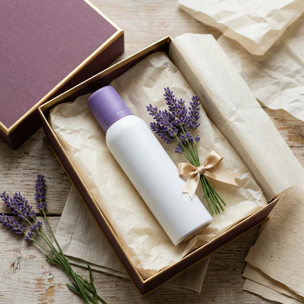 Curated self-care essentials styled together